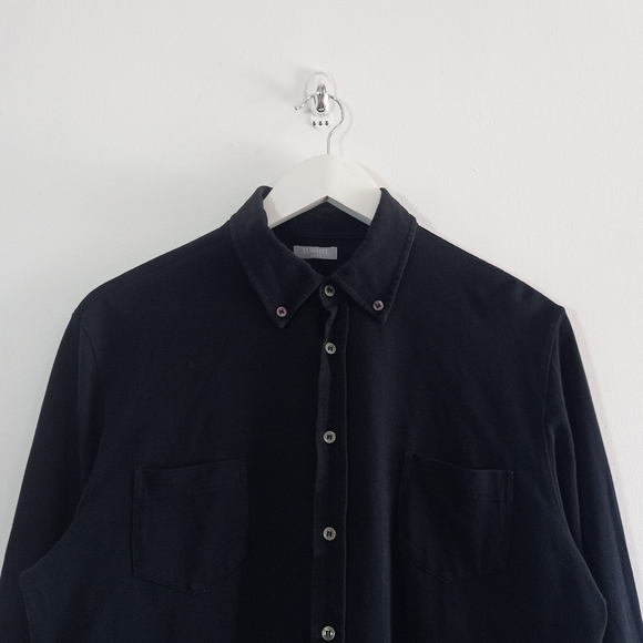 Sunspel Other - Sunspel Button Up Shirt - 100% Cotton Navy Shirt - Size Large